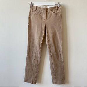 J. Crew Tan Chino Trouser Pants Size 2